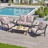 Crestlive Products 24in Outdoor Cushions Water Resistant Patio Furniture Cushions with Removable Cover Deep Seat and Back Cushion for Chair Sofa Couch - 2 of 4