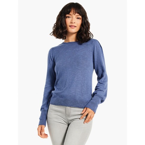 NIC + ZOE Women's Femme Sleeve Sweater - Horizon, S