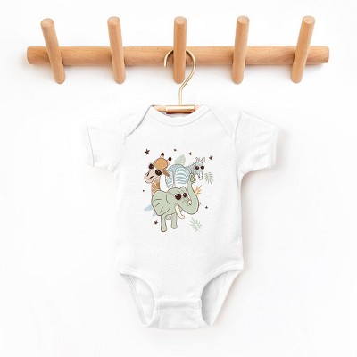 The Juniper Shop Wild One Animals Baby Bodysuit