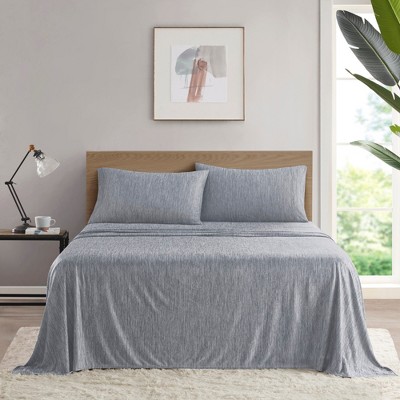 Stylish Cooling Jersey Knit Sheet Sets, All Season Bedding Sets, Cozy Home Textile for Modern Bedroom Decor