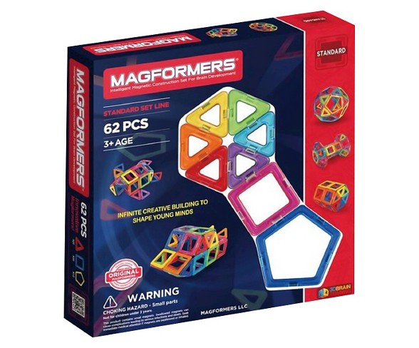 Magformers&#174; Magnetic Power Magic Rainbow Set - 62pc