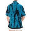 LA LEELA Women's Summer Casual Beach Hawaiian Short Sleeve Dressy Blouses Button Down Dress Tops Tee Shirts T Shirts for Women - 2 of 4