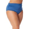 Women's Plus Live In Color High Waisted Shirred Bottom - 3 of 4