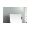 Elegant Lighting Soft Corner Metal Rectangle Full Length Mirror 32x72 Inch in Silver - 4 of 4