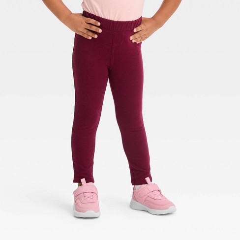 Toddler Girls' Pull-on Jeggings - Cat & Jack™ Burgundy 12m : Target