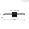 Possini Euro Design Possini Euro Anthony 17" Wide Black LED Picture Light - 4 of 4