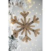 Gulches Series Silver Shatterproof Natural Iced Leaf Twig Ball Christmas Ornament - 3 of 4
