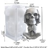 JDICTION 3D Skull (Not Listen) Silicone Mold – For Candle, Skeleton Epoxy Resin, Soap, Chocolate, Candy, Cake Decor, Plaster Clay - 2 of 4
