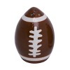 Transpac Dolomite Football Salt and Pepper Shaker Set of 2 Ceramic Shakers for Spring Tabletop Decor - 2 of 4