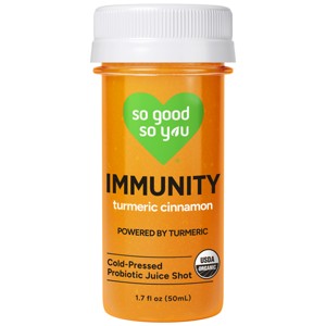 So Good So You Immunity Turmeric Cinnamon Organic Probiotic Juice Shot - 1.7 fl oz - 1 of 4