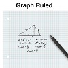 Sustainable Earth Filler Paper 8 1/2" x 11" Graph Ruled 100 Sheets TR25139M/25139 - 4 of 4
