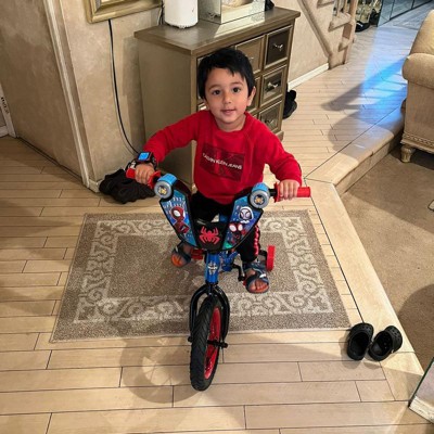 Spiderman bike best sale 40cm target