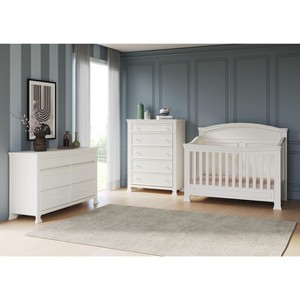 Child Craft Westgate 4-in-1 Convertible Crib, Double Dresser, and Chest 3-Piece Nursery Set, Arrives Fully Assembled - 1 of 4