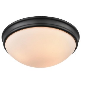 Millennium Lighting 3 - Light Flush Mount in  Matte Black - 1 of 1