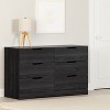 HomeStock 6-Drawer Dresser Natural Walnut Holland - 2 of 4