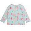 RuffleButts Toddler Girls Knit Long Sleeve Ruffle Layering Tee - Ornament Dreams, 18-24m - 2 of 2