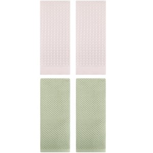 REGALWOVEN 4 Pcs Cotton Soft Absorbent Comfortable Waffle Design Hand Towel - 1 of 4