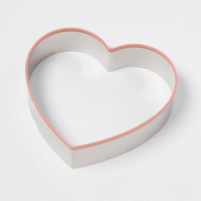 Stainless Steel Heart Cookie Cutter Pink - Threshold™
