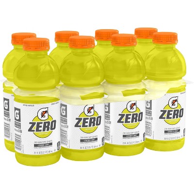 Gatorade G Zero Lemon Lime Sports Drink - 8pk/20 fl oz Bottles