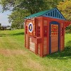 LOVSON Outdoor Wooden 4-in-1 Game House for kids garden playhouse with different games on every surface,Solid wood,61.4"Lx45.98"Wx64.17"H - 2 of 4