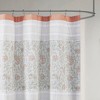 PAGED 72x72 Inch Shower Curtain Modern Cotton Shower Curtain with Abstract Printed Design for Bathroom, Machine Washable - 3 of 4