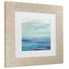 Trademark Fine Art - Silvia Vassileva Sunset Beach Ii No Orange Matted Framed Art - 3 of 4