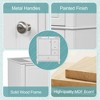 TIRAMISUBEST 30" Bathroom Vanity with Ceramic Sink, Freestanding Bathroom Vanity Cabinet with 1 Door with Shelf and 3 Drawers, 1 Soft Close Door - 4 of 4