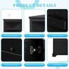 NicBex Tall Corner Bathroom Storage Cabinet with 3 Drawers & Adjustable Shelves, Multi-Use for Living Room/Kitchen - 4 of 4