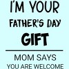 Women's Design By Humans I'm Your Father's Day Gift Black Text By sukhendu12 Racerback Tank Top - 2 of 2