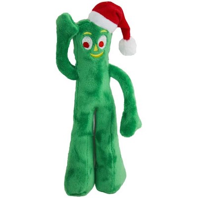 Multipet Holiday Gumby with Santa Hat Dog Toy, Medium Size