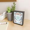 Marni Floral Hanukkah Menorah Framed Mini Art Print - Society6 - image 2 of 3