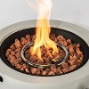 Small concrete round fire pit bowl - 3 of 4