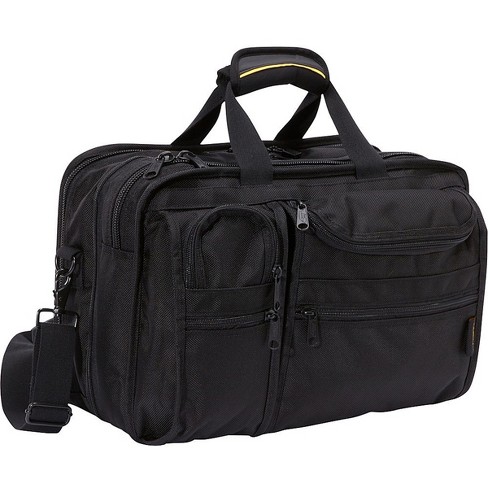 A. Saks Expandable Ballistic Nylon Organizer Briefcase