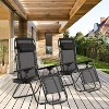 BestMassage Zero Gravity Recliner Outdoor Adjustable Folding Recliner Set of 2 - 2 of 4