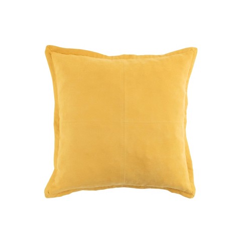 Target yellow shop throw pillow