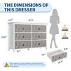 Dresser Drawer for Bedroom, Dresser with 6 Drawers - 2 of 4
