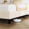 Modern Upholstered Platform Bed Frame, Twin/Full/Queen/King with Adjustable Headboard and Wooden Slats, No Box Spring Needed - 4 of 4