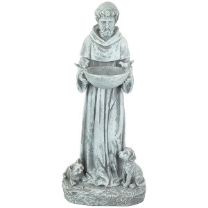 Northlight 15.5" St. Francis Outdoor Bird Feeder Garden Statue - 1 of 4