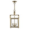 Livex Lighting Garfield 3 - Light Pendant in  Antique Brass - 3 of 4