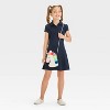 Girls' Short Sleeve Performance Uniform Dress - Cat & Jack™ - 3 of 3