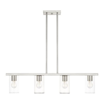 Livex Lighting Zurich 4 - Light Chandelier in  Brushed Nickel