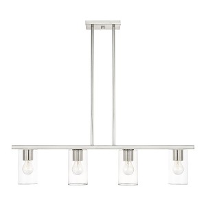 Livex Lighting Zurich 4 - Light Chandelier in  Brushed Nickel - 1 of 4