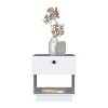 Sapphtopaz Nightstand with Open Storage Rack Bedside Table Night Stand for Bedroom, Living Room - 4 of 4