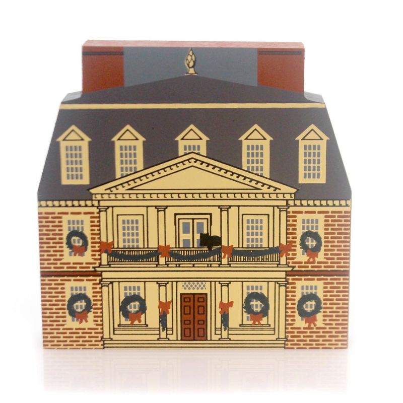 Cat's Meow Village 4.5 Inch Shirley Plantation Limited Ed New Old Stock Nos Colonial Virginia Pine Village Buildings, 1 of 3