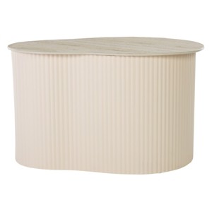MTP Large Ceramic Side Table - ACC2909A - Beige Ceramic/Beige - Safavieh - 1 of 4