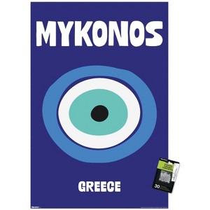 Trends International Reinders: Destinations - Destination Mykonos Unframed Wall Poster Prints - 1 of 4