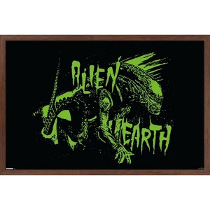 Trends International Alien: Earth (2025) - Green Xenomorph Framed Wall Poster Prints - 1 of 4