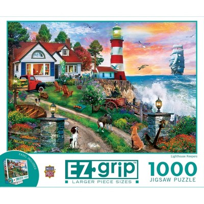 MasterPieces EZGrip Puzzles Collection - Lighthouse Keepers 1000 Piece Jigsaw Puzzle