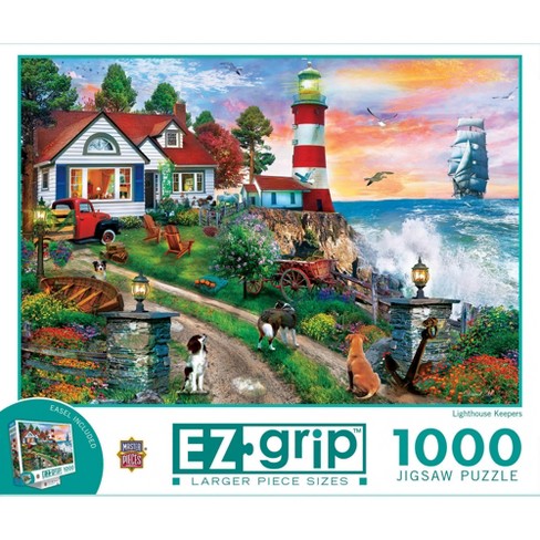 MasterPieces 1000 Piece Jigsaw Puzzle - Lighthouse Keepers - 23.5"x34". - image 1 of 4