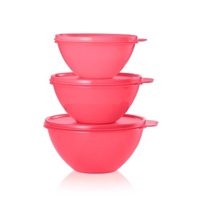 Tupperware 6pc (set of 3) Wonderlier Bowl Food Storage Set